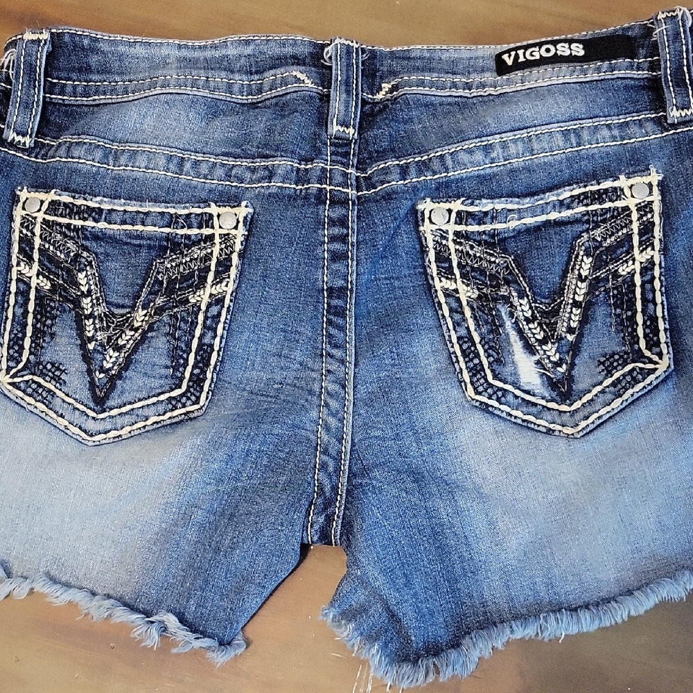 Vigoss Distressed Denim Shorts